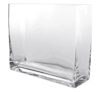 Vaso vetro rettangolare