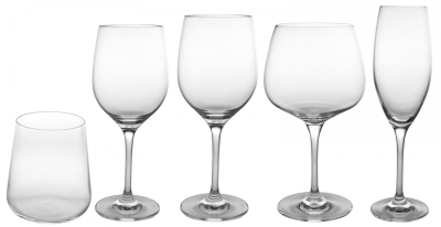 Set Di 4 Bicchieri Da Cocktail Nick & Nora VEMACITY – Vetro Art Déco A Coste Con Bordo Dorato, 144g, Per Negroni, Porto, Sherry, Coupé, Con Jigger E Cucchiaio