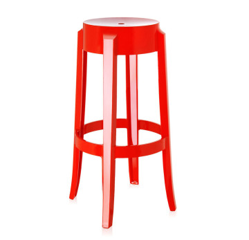 Sgabello Kartell Charles Ghost rosso