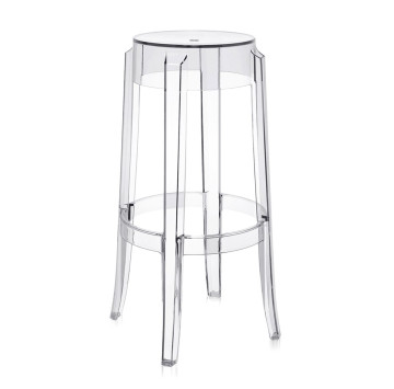 Sgabello Kartell Charles Ghost Cristall