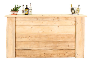 Bancone bar in legno