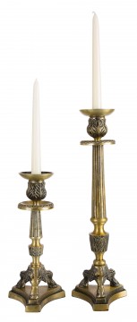 Candelabro Barocco oro una candela