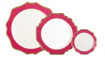 Serie Royal fucsia filo oro