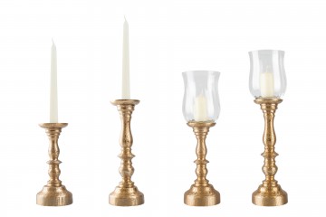 Candelabro oro mod glamour