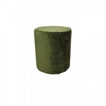 pouf in velluto verde