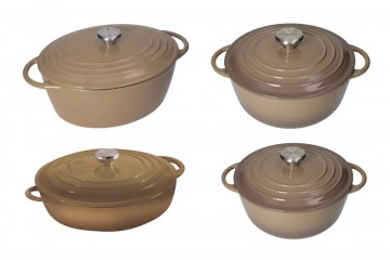 Casseruola in ghisa grigio