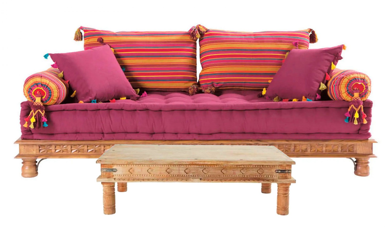Salotti indiani multicolore