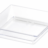 PZ 10 Scatola Da 4 Con Finestra Per Asporto Monoporzioni Piccole Cc 60 Color Panna