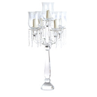 Candelabri in cristallo con bugie