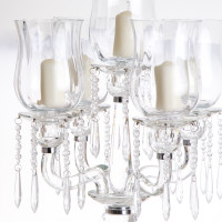 Candelabri in cristallo con bugie