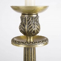 Candelabri Barocco oro una candela