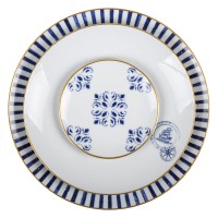 Serie Veliero decoro blu