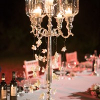 Candelabro in argento a 5 braccia