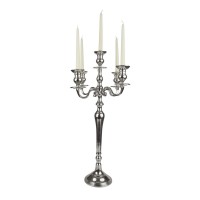 Candelabro inox 5 braccia