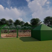 Gazebo modello verde inglese