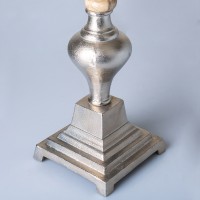 Candelabri alluminio e legno