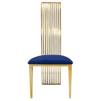 Sedie Harp oro cuscino velluto blu