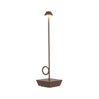 Lampada a led mod. Bugia in corten