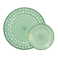 Sottopiatto Fern verde by Swarovski
