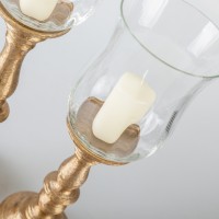 Candelabro oro mod glamour