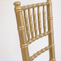 Sedie chiavarine color oro