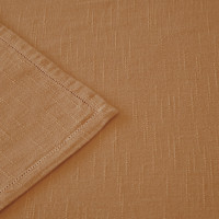 Tovaglie in lino color mattone