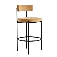 Sgabello jazz in ferro nero