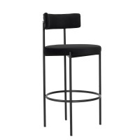 Sgabello jazz in ferro nero