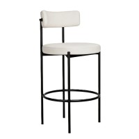 Sgabello jazz in ferro nero