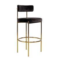 Sgabello jazz in ferro oro