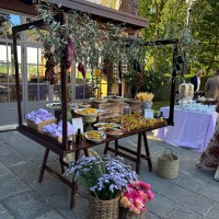 tavolo country con supporto